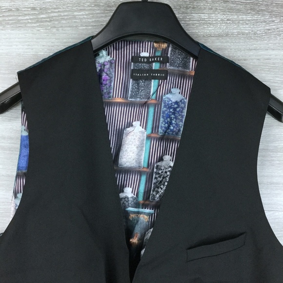 Ted Baker London Patterned Waistcoat - Picture 2 of 5